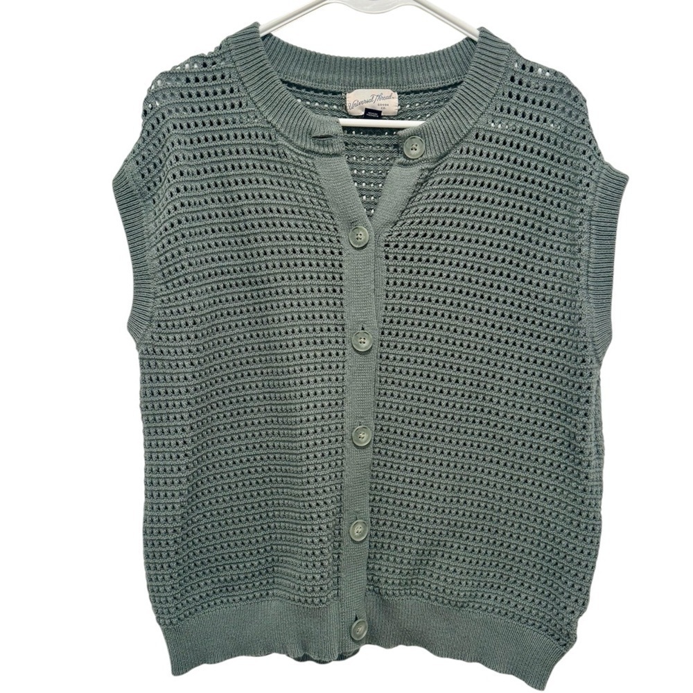 Universal Thread Women's Green Knit Sweater Size Small - Picture 3 of 4